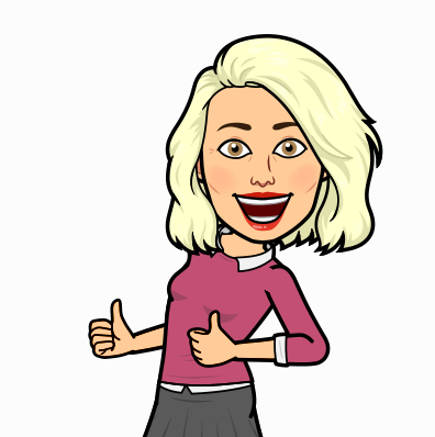 Deborah Kunz avatar ( application Bitmoji).